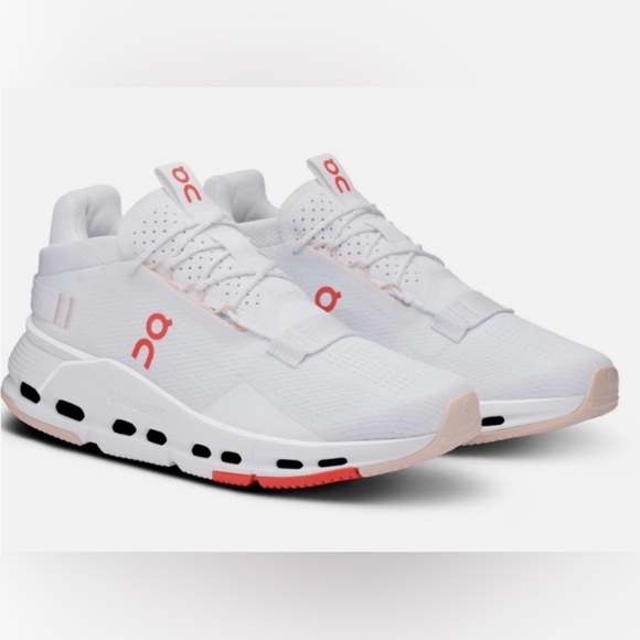 on running on cloud Shoes - On Cloudnova 2 sneakers MEN white/flame shoes running cloud orange